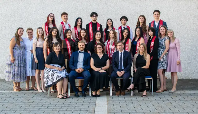 Die 3AS-Klasse der Bundeshandelsschule Eferding. | Foto: BHAK/BHAS Eferding