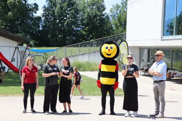 Begrüßung auf dem Fohlenhof in Ebbs.  | Foto: Martina Obertimpfler 