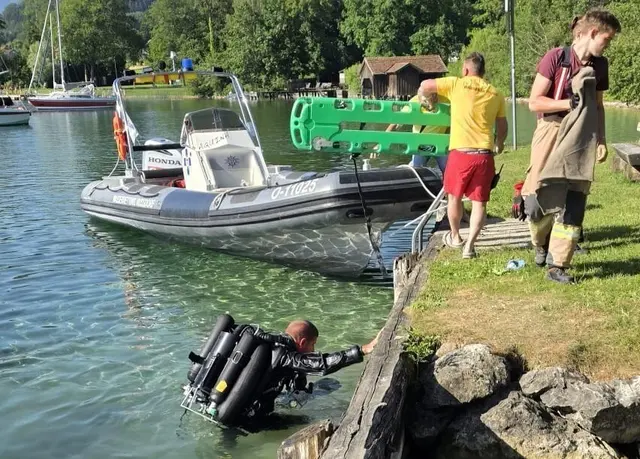 Die Wasserrettung konnte den Mann nur noch tot bergen. | Foto: Österreichische Wasserrettung Landesverband OÖ
