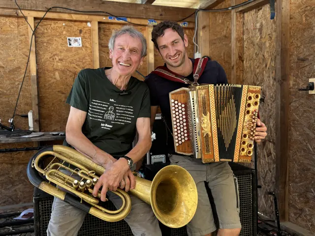 Valentin junior und senior laden zum Jubiläumsdämmerschoppen | Foto: MB