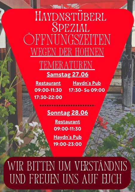 Facebook-Posting mit Öffnungszeiten
