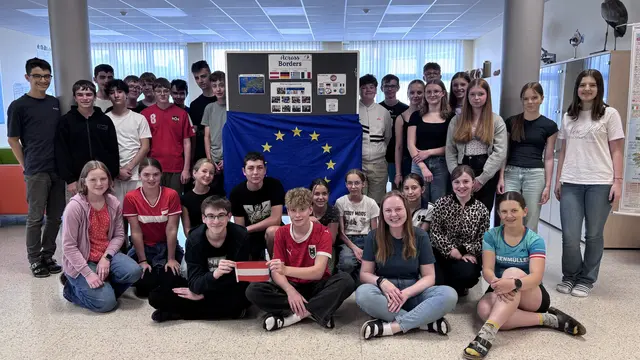 Die Mittelschule Helfenberg vernetzte sich mit Schulen aus Europa und förderte den internationalen Austausch. | Foto: TIME-Mittelschule Helfenberg