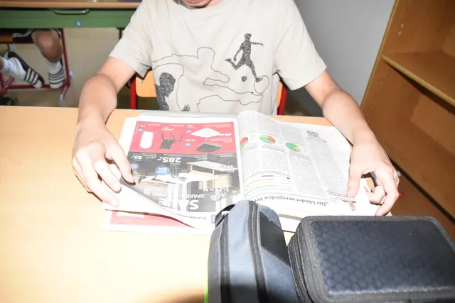 Die Printausgabe von MeinBezirk war nur ein Thema im Rahmen des Workshops. | Foto: Mittelschule Bernstein