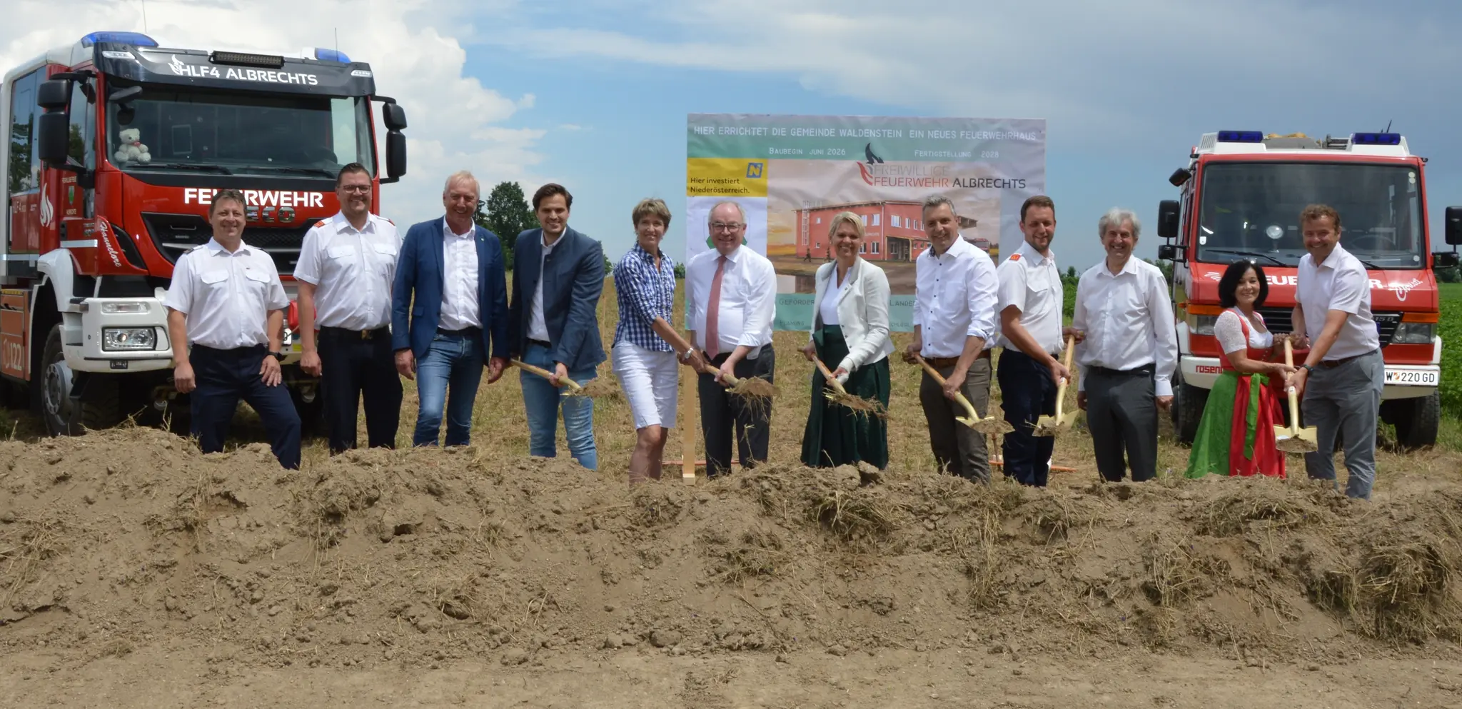 Official construction start: Groundbreaking ceremony for new fire station ...