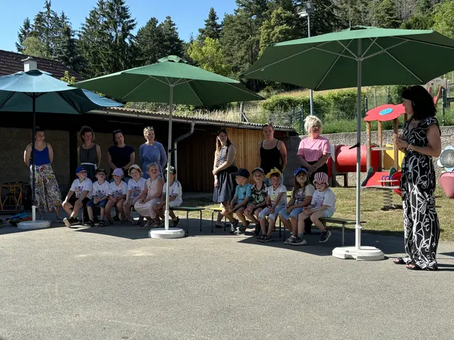 "Wir sind stolz auf euch und wünschen euch einen wunderschönen Start in euer neues Abenteuer", so Belinda Kornfeld, Kindergartenleitung Wiesen.  | Foto: MeinBezirk/Barbara Babonitsch-Diewald