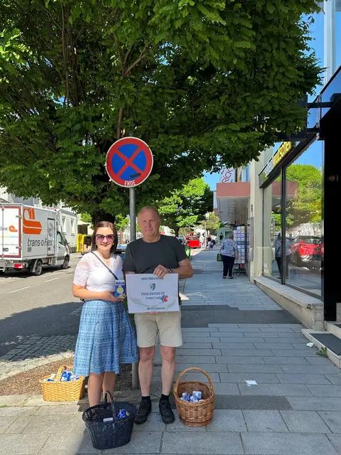 Landtagsabgeordnete Stefanie Hofmann und Freie-Bauern-Bezirksobmann Johann Magauer. | Foto: FPÖ Bezirk Rohrbach