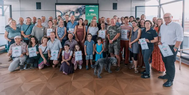 Unter den vielen Gewinnerinnen und Gewinnern wurden auch zwei Renaturierungsmaßnahmen aus den Bezirken Murau und Leoben ausgezeichnet | Foto: Markus Wohlkönig