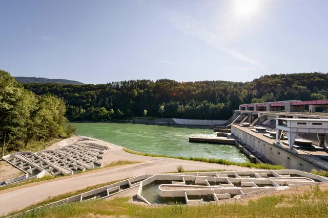 Das Lavanttal erzeugt rechnerisch Wasserkraftstrom für mehr als ein Drittel der Kärntner Haushalte. Am Bild: Das Verbund-Kraftwerk Schwabegg | Foto: Verbund