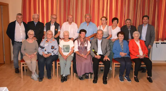 Diese Jubilare wurden in Pershling im Juni geehrt. | Foto: Gemeinde Perschling