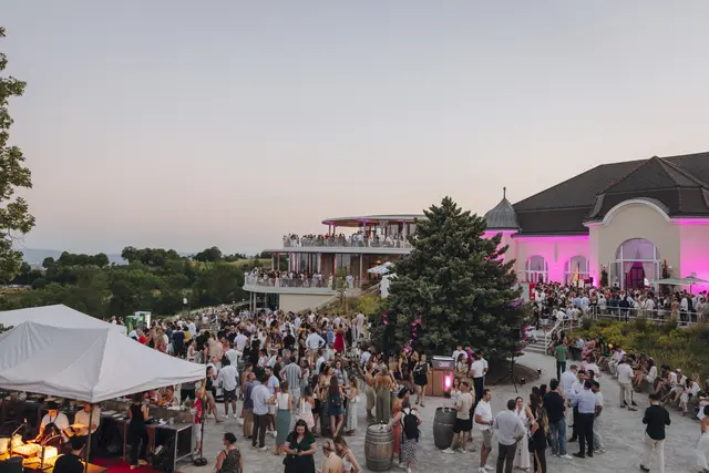 Die Eventreihe Büroschluss verwandelte das Cobenzl zur bunten Eventlocation. MeinBezirk hat die besten Bilder.  | Foto: Christine Miess/VIBE Vienna