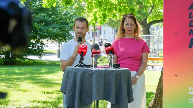 Für Grünen-Chef Peter Kraus sind mehr Bäume ein wichtiger Aspekt bei der Kühlung der Stadt. | Foto: Andreas Pölzl/meinBezirk