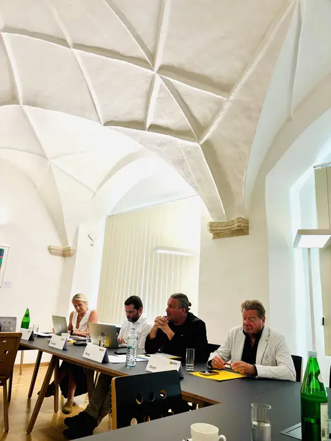 Beim Pressegespräch zum Rechnungsabschluss | Foto: sg