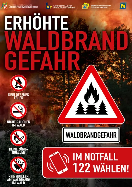 Warnung vor extremer Waldbrandgefahr | Foto: Landesfeuerwehrverband NÖ