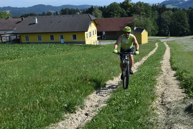 Mountainbike Strecke P7 Pabneukirchen Runde. Initiator Josef Lumetsberger. | Foto: Zinterhof