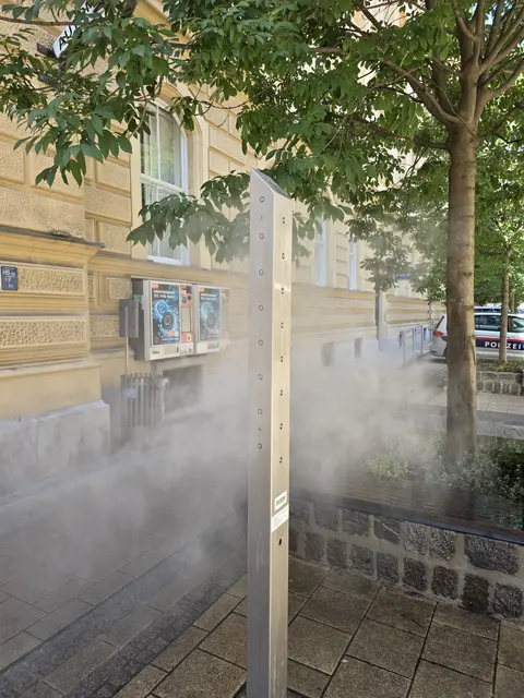 Sprühnebel, Graz, Schmiedgasse