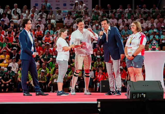 Die nationalen Special-Olympics-Sommerfeste wurden am Donnerstagabend in Wien eröffnet.  | Foto: GEPA pictures