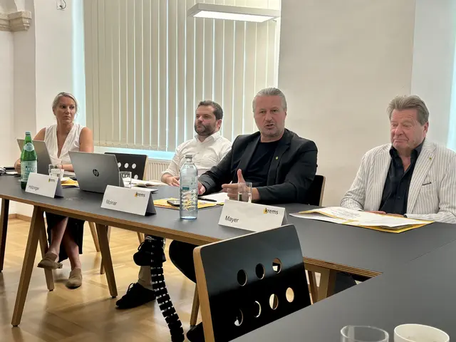 Beim Pressegespräch zum Rechnungsabschluss | Foto: sg