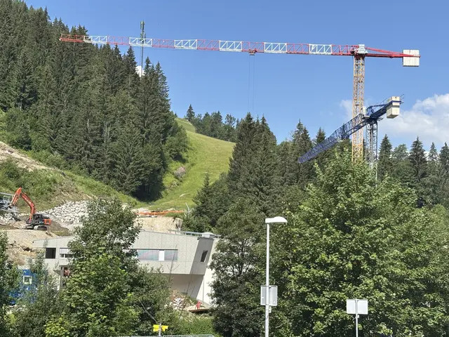 Bei der Baustelle der Grafenbergbahn in Wagrain. | Foto: Emanuel Hasenauer