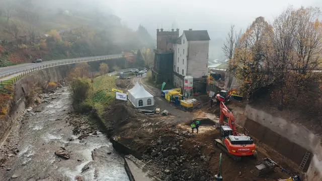 Baustelle Kraftwerk Hammer | Foto: Kelag