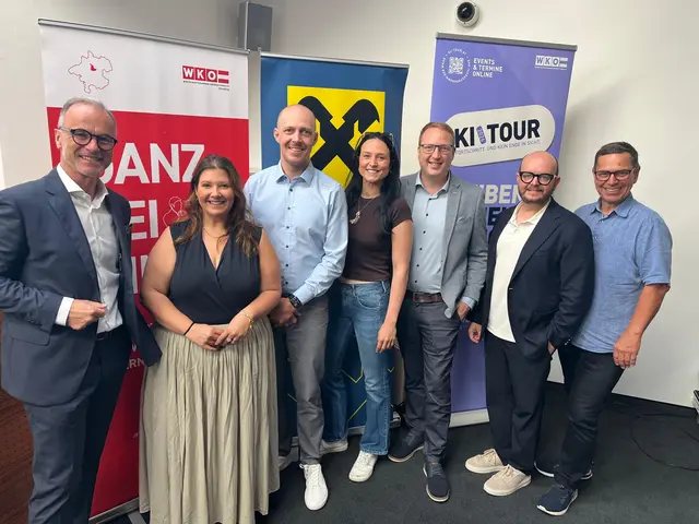 v.l.n.r.: Christian Schönhuber, Melanie Lindorfer, Philipp Baldauf, Alessa Prochaska, Tobias Luger, Wolfgang Pastl, Hans Moser | Foto: WKO Eferding