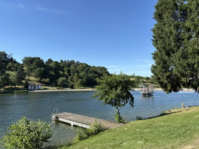 Beim Sprungturm hat der See eine Tiefe von mehr als sechs Metern. | Foto: Dorottya Fejes/MeinBezirk