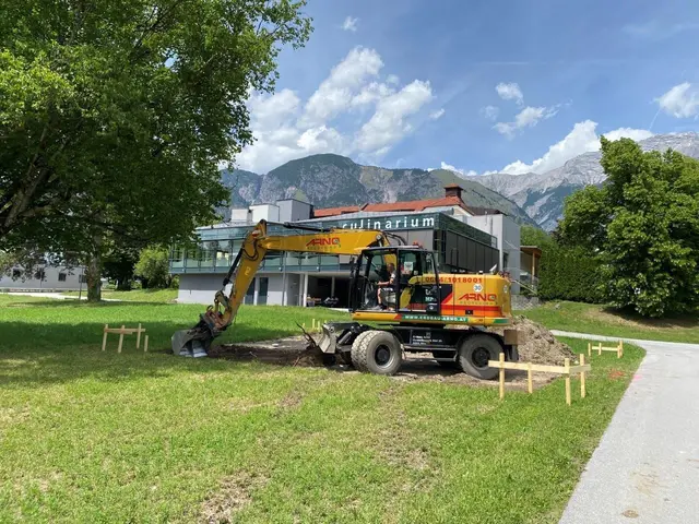 Grabungsarbeiten | Foto: tirol kliniken