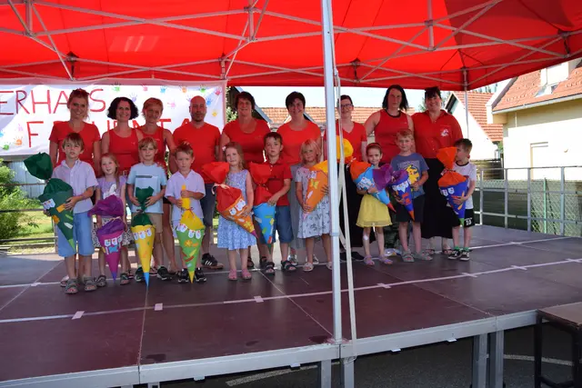 Schultüten für die Schmetterlingsgruppe, die das Kinderhaus verlassen und im Herbst Taferlklassler sind | Foto: MeinBezirk/Josef Strohmeier