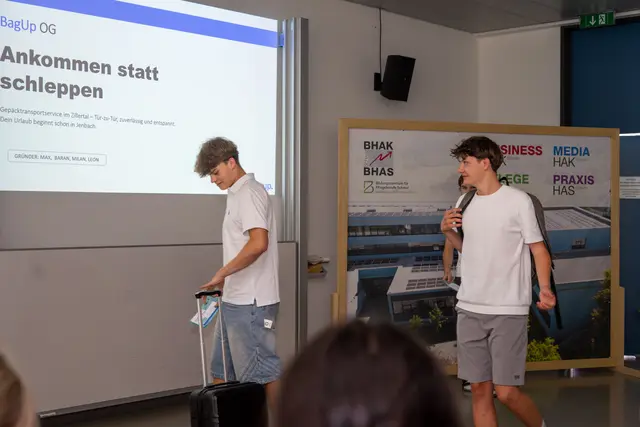 bagup OG; vlnr: Leon Gschwandtner, Max Höllwarth