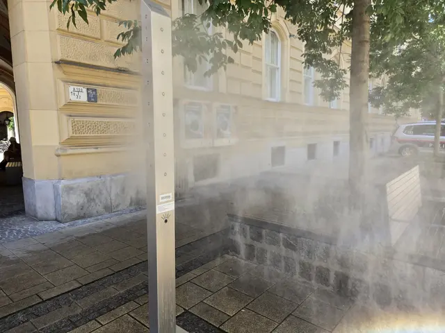 Sprühnebel, Graz, Hitzewelle