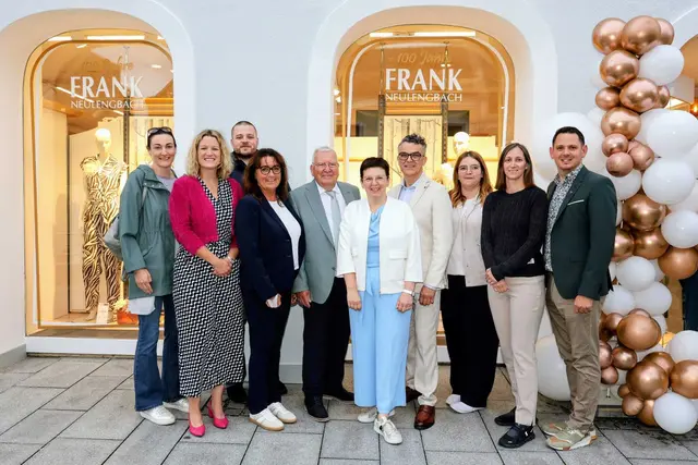 Das Modehaus Frank wird 100 Jahre und ganz Neulengbach feiert mit. | Foto: Stadtgemeinde Neulengbach