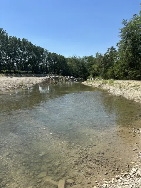 Ein Blick auf die neue Flussfläche. | Foto: Martina Schweller