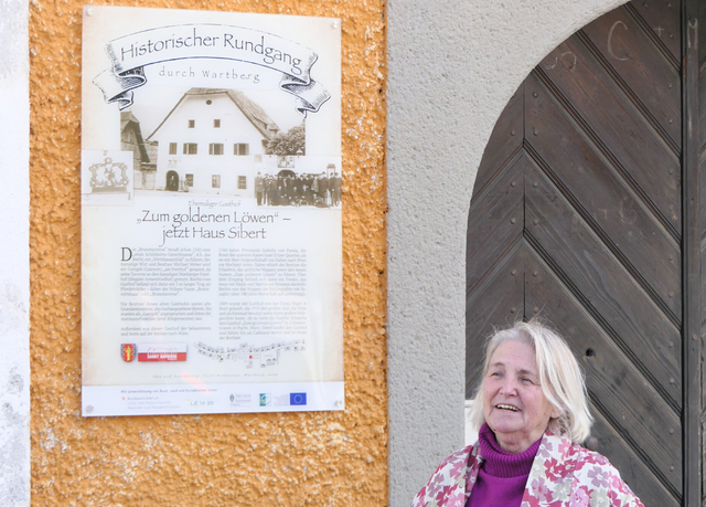 Die Tafeln seien auch seh wichtig für den Austausch im Ortskern erzählt Rothwangl.