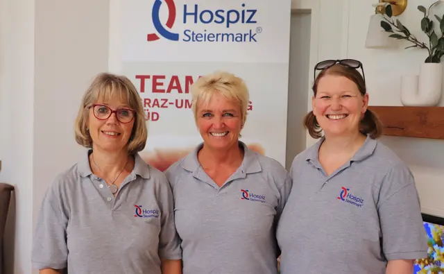 Maria Heinzel, Heidi Rath und Katja Schlachter sind Ehrenamtliche vom Hospizteam GU-süd. | Foto: Edith Ertl