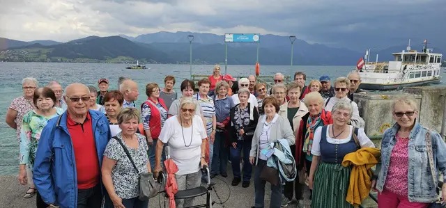 Die Pensionistinnen und Pensionisten der Ortsgruppen Türnitz und Lehenrotte-Freiland genossen den gemeinsamen Ausflug in den Attergau. | Foto: Otto Mayer