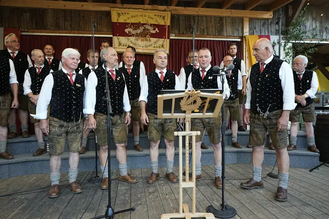 Das Quintett des MGV Granitztal.