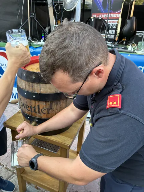 Kommandant Endler bei der Arbeit | Foto: Marktgemeinde Gablitz