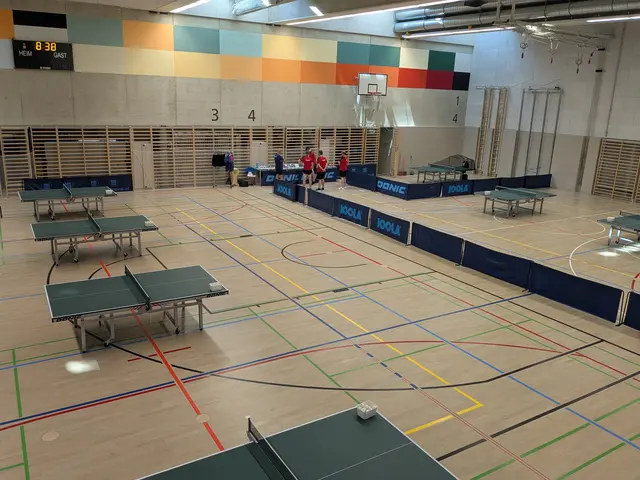 Perfekte Bedingungen in der Halle des Schulcampus Kampl