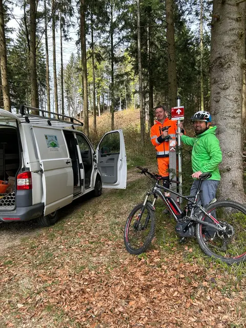 Mountainbike Strecke P7 Pabneukirchen Runde.   | Foto: Josef Lumetsberger