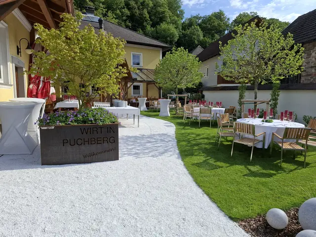 Die ersten Feste wurden schon im renaturierten Gastgarten gefeiert. | Foto: Melzer