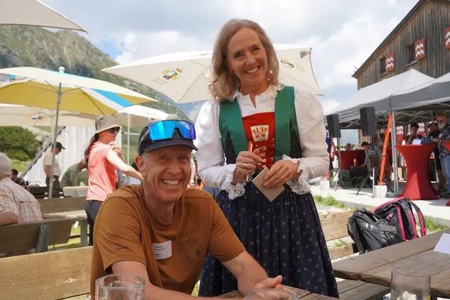 Andi Stern mit der vormaligen Hüttenwirtin Susanne Gleirscher | Foto: Kainz