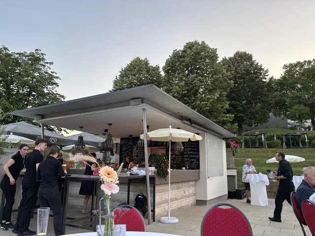 Die Nova-Bar als Getränke-Logistikzentrum in der Nova-Arena | Foto: MeinBezirk/Harald Almer