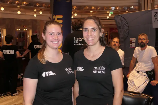 Die Crew des Events mit guter Laune durch den Abend | Foto: Jona Brodhagen