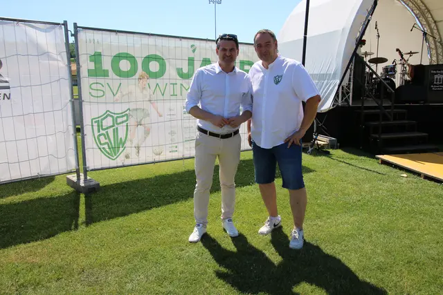 Christoph Zarits mit Obmann Johann Leitgeb 