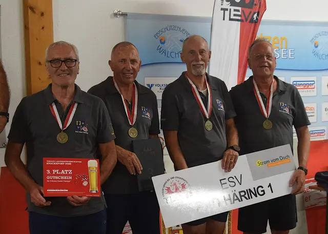 Rang drei für den ESV Bad Häring. | Foto: TLEV