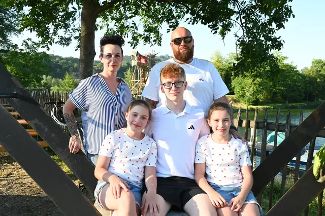 Mia, Simon, Miriam, Melanie und Erwin in Krummnußbaum | Foto: Gerlinde Siebenhandl