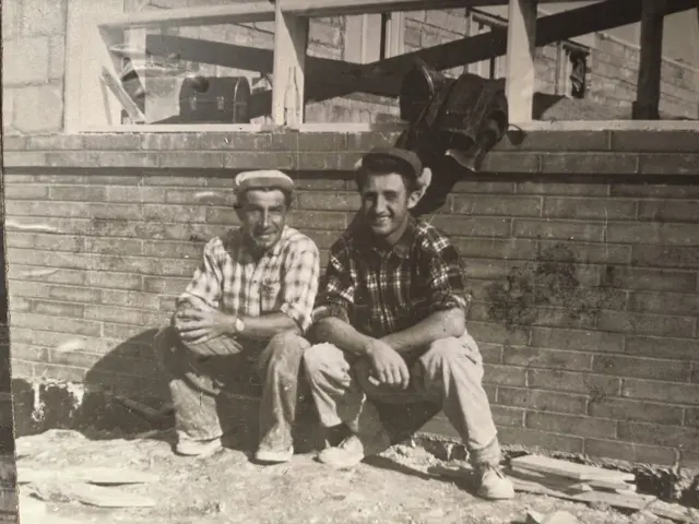 Ausgewanderte Burgenländer in Toronto im Jahr 1954, beruflich als Maurer tätig. | Foto: Burgenländische Gemeinschaft