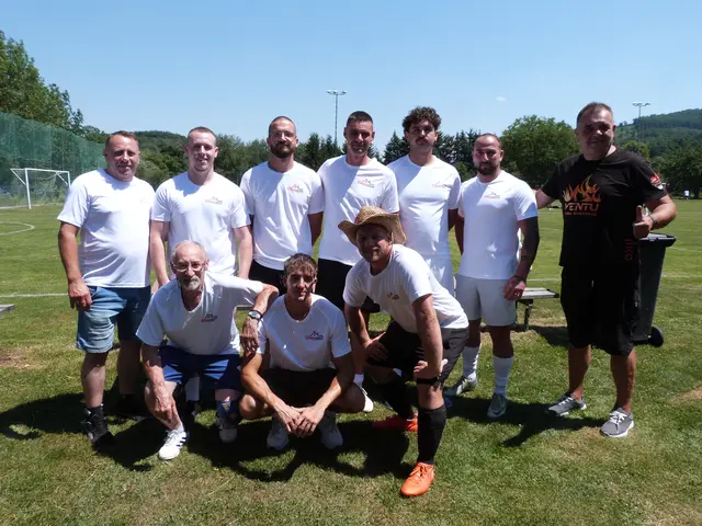 Das Team „HammerDach“ blickte gespannt auf einen sportlichen Turniertag in Rattersdorf.  | Foto: Vanessa Wittmann