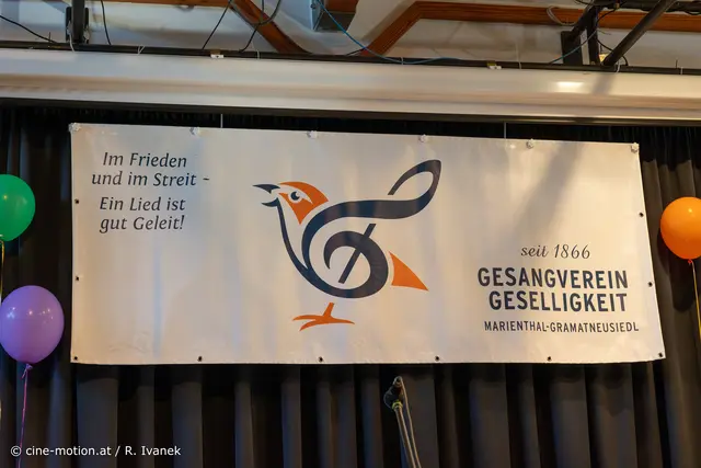 Der Vogel - das Embleme des Gesangverein Geselligkeit Marienthal-Gramatneusiedl. | Foto: cine-motion.at / R. Ivanek