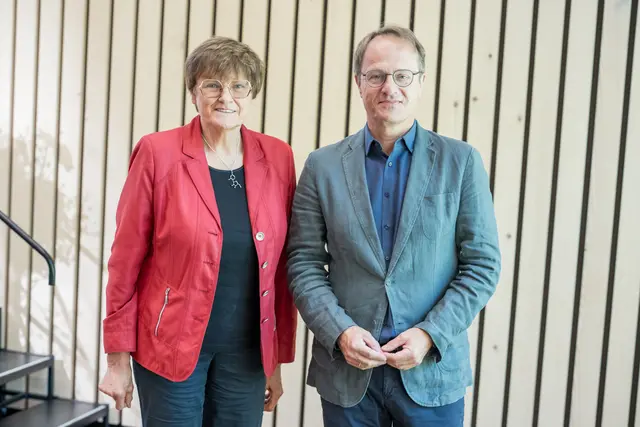 Markus Hengstschläger mit Medizin Nobelpreisträgerin Katalin Karikó | Foto: Lech Zürs Tourismus/Florian Lechner