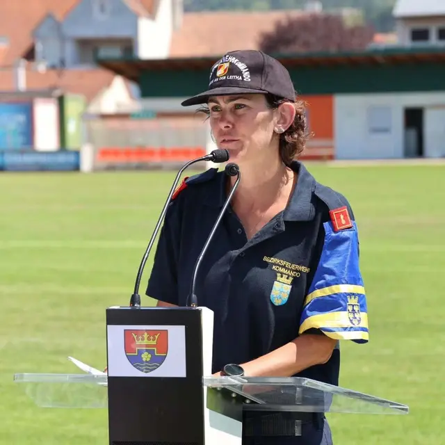 Bezirkssachbearbeiterin Verena Samuel | Foto: BFKDO Bruck/Leitha